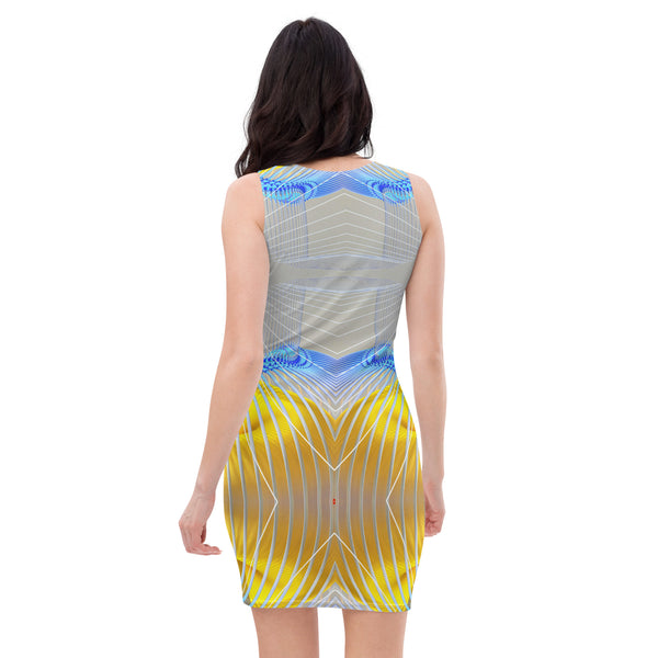 Bodycon dress in eye colors