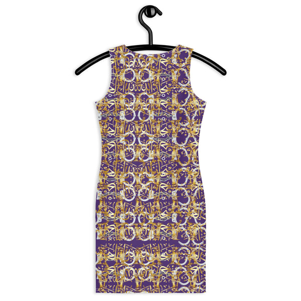 Bodycon dress in eye colors