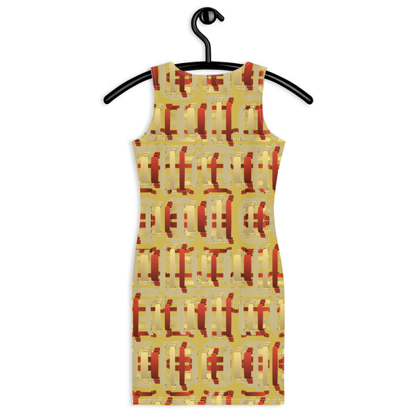 Bodycon dress in eye colors