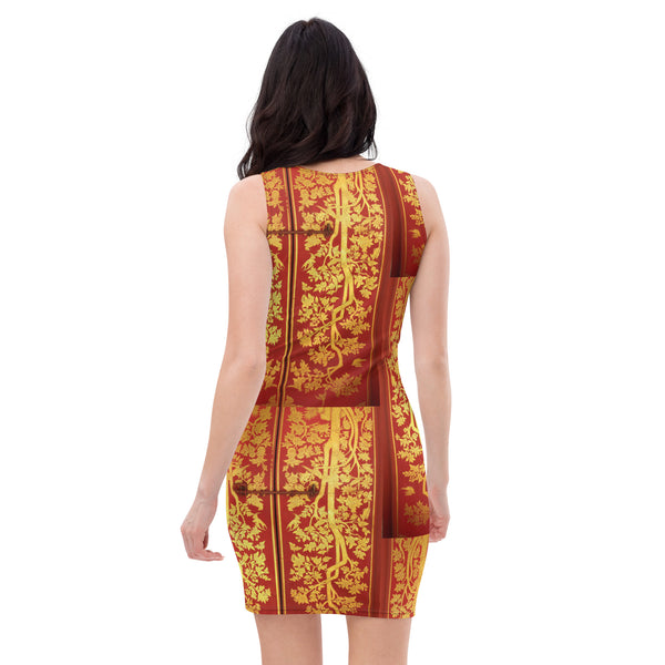 Bodycon dress in eye colors
