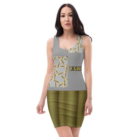 Bodycon dress in eye colors