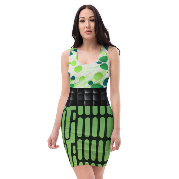 Bodycon dress in eye colors