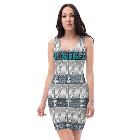 Bodycon dress in eye colors