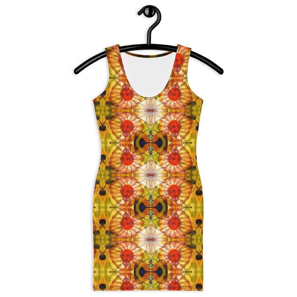 Bodycon dress in eye colors