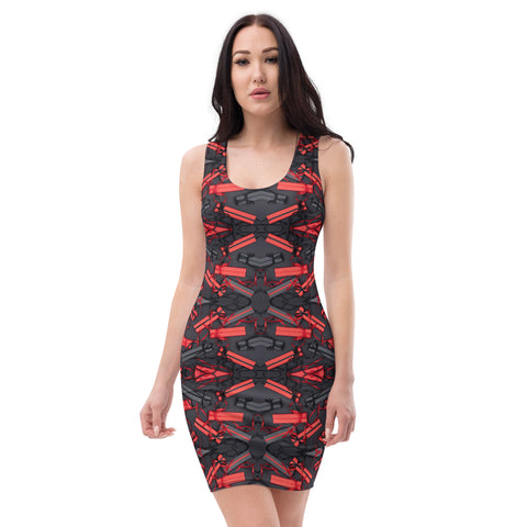 red eye dress Flirty & Flare Red Dress, L