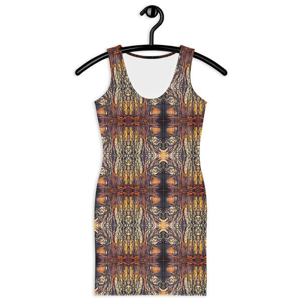 Bodycon dress in eye colors