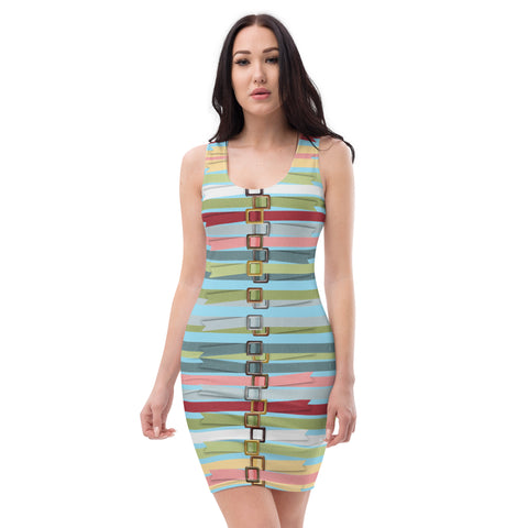 Bodycon dress in eye colors