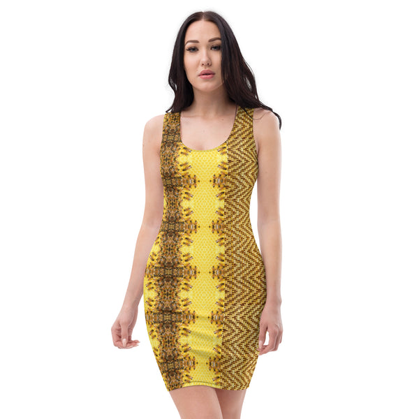 Bodycon dress in eye colors