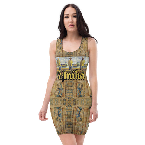 Bodycon dress in eye colors