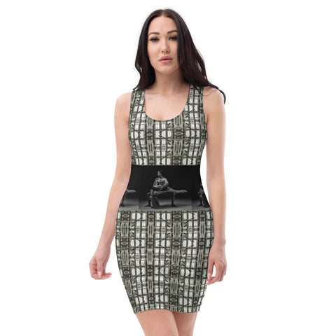 Bodycon dress in eye colors