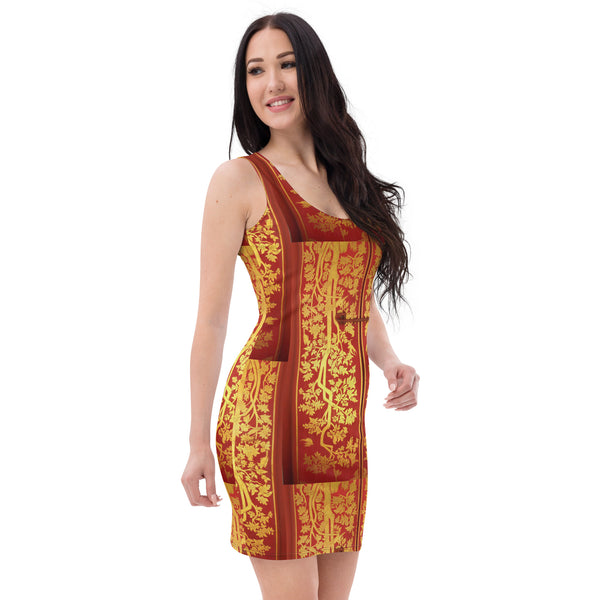 Bodycon dress in eye colors