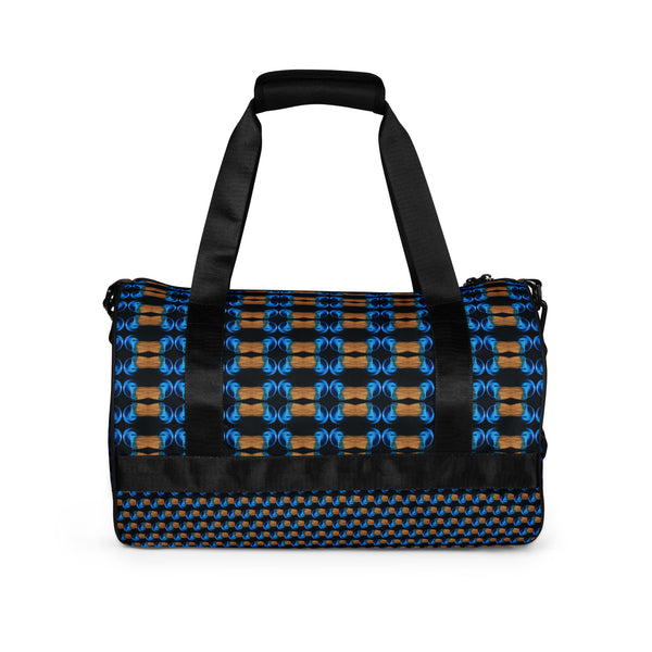 All-over print gym bag uniquely designed in eye colors