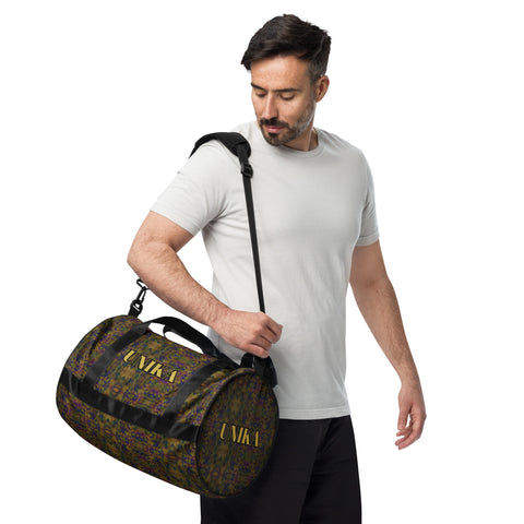 Hazel eyes inspired all-over print gym bag