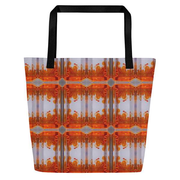All-Over Print Large Tote Bag In Eye Colors