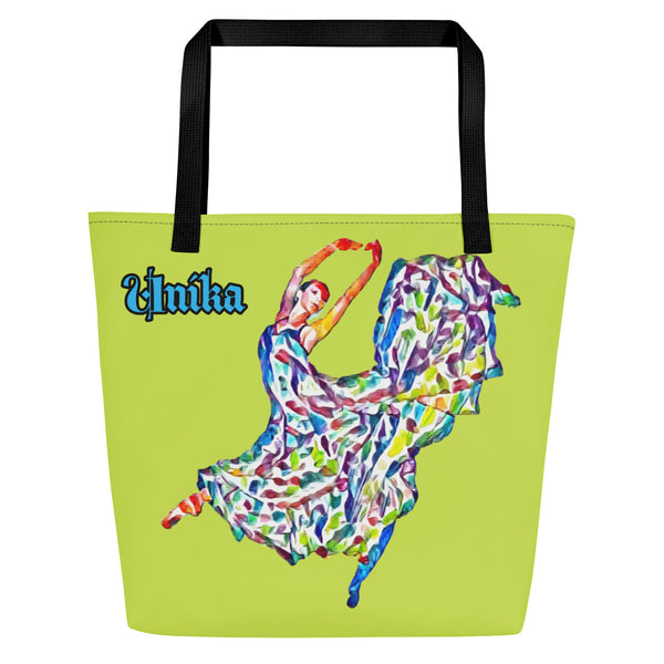 All-Over Print Large Tote Bag In Eye Colors