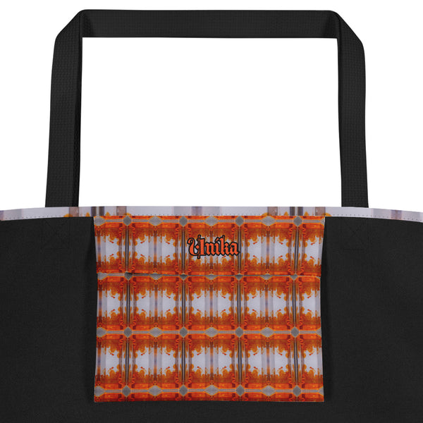 All-Over Print Large Tote Bag In Eye Colors