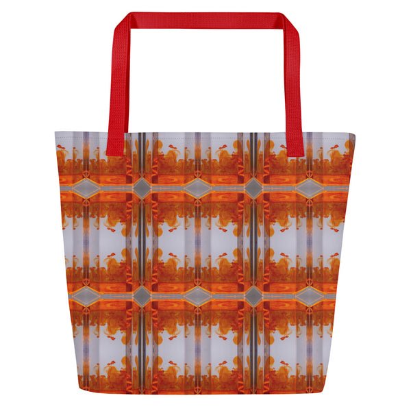 All-Over Print Large Tote Bag In Eye Colors