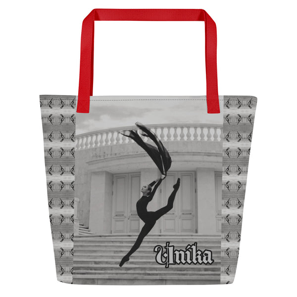 All-Over Print Large Tote Bag In Eye Colors