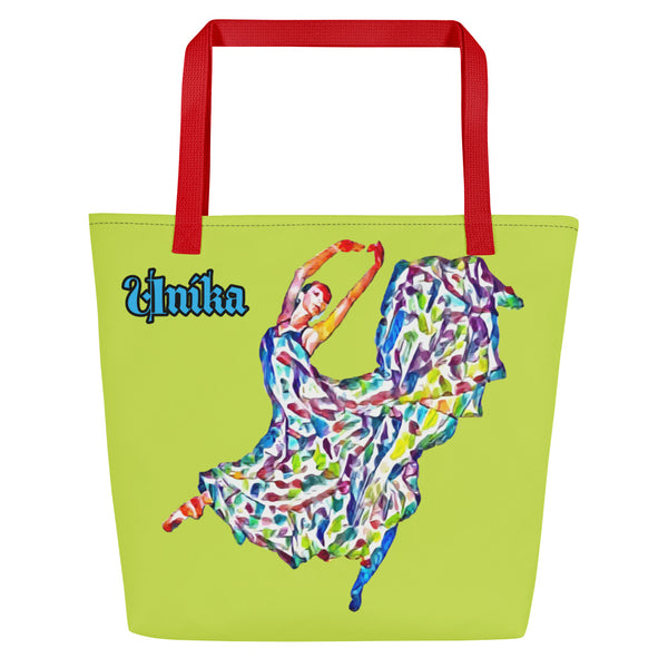 All-Over Print Large Tote Bag In Eye Colors