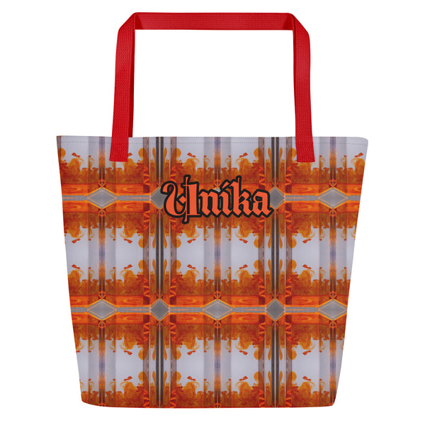 All-Over Print Large Tote Bag In Eye Colors