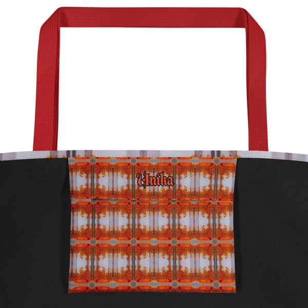 All-Over Print Large Tote Bag In Eye Colors