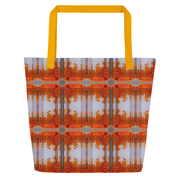 All-Over Print Large Tote Bag In Eye Colors