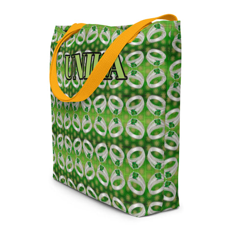 All-Over Print Large Tote Bag In Eye Colors