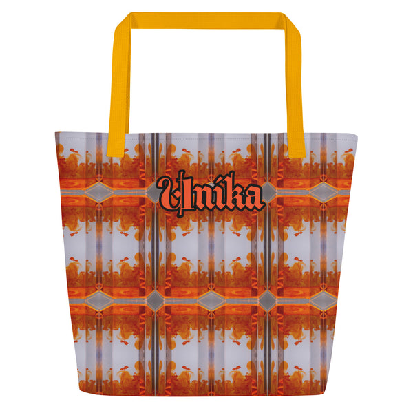 All-Over Print Large Tote Bag In Eye Colors