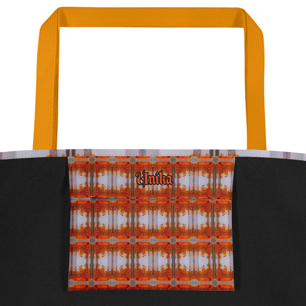 All-Over Print Large Tote Bag In Eye Colors