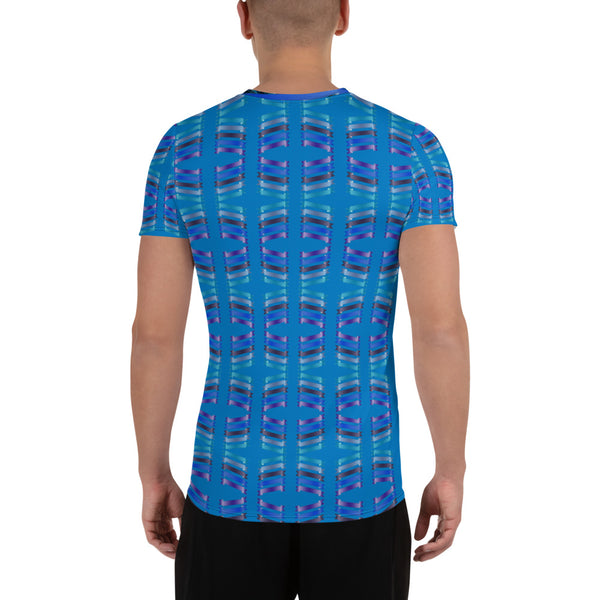 All-Over Print Men's Athletic T-shirt in Eye Colors