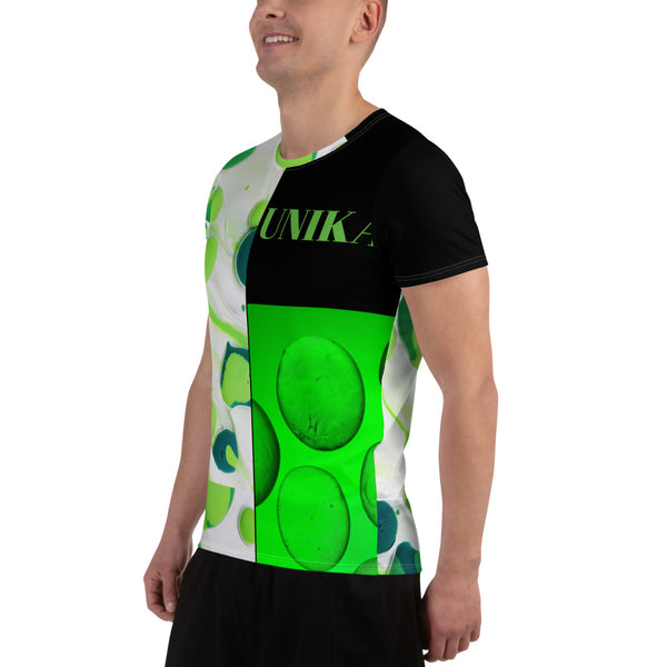 All-Over Print Men's Athletic T-shirt in Eye Colors