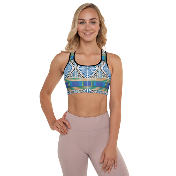 Padded Sports Bra in Eye Colors