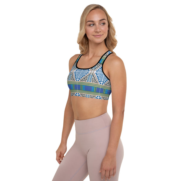 Padded Sports Bra in Eye Colors