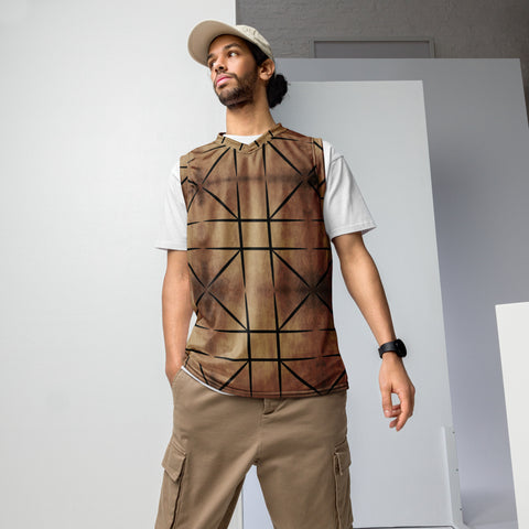 Recycled unisex basketball jersey in eye colors