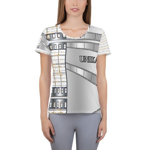 All-Over Print Women's Athletic T-shirt In Eye Colors