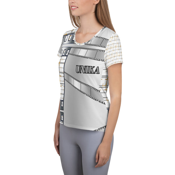 All-Over Print Women's Athletic T-shirt In Eye Colors