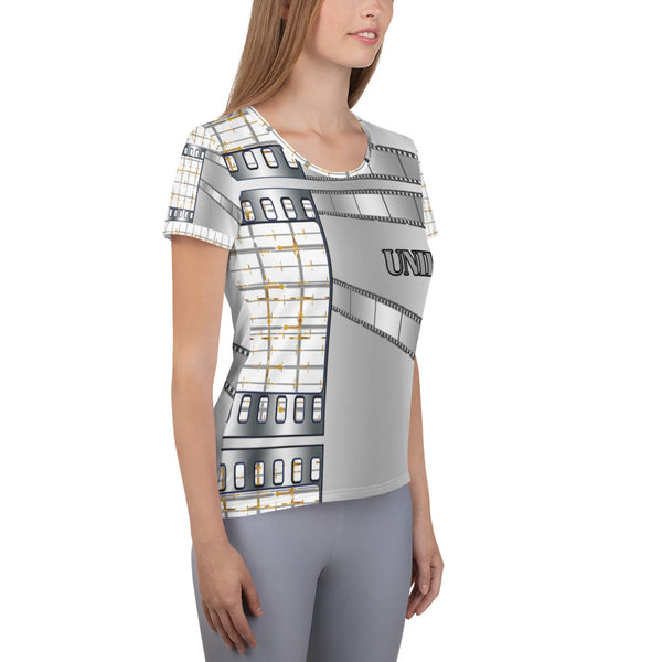 All-Over Print Women's Athletic T-shirt In Eye Colors