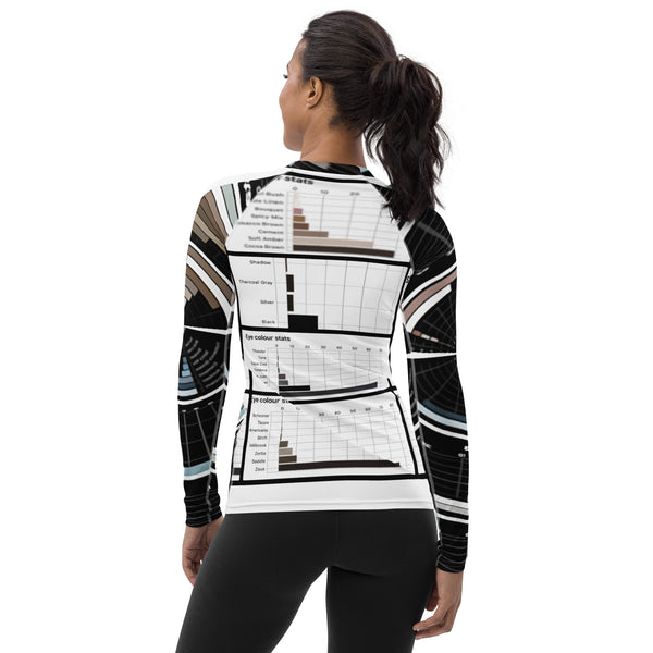 Women's Rash Guard in Eye Colors