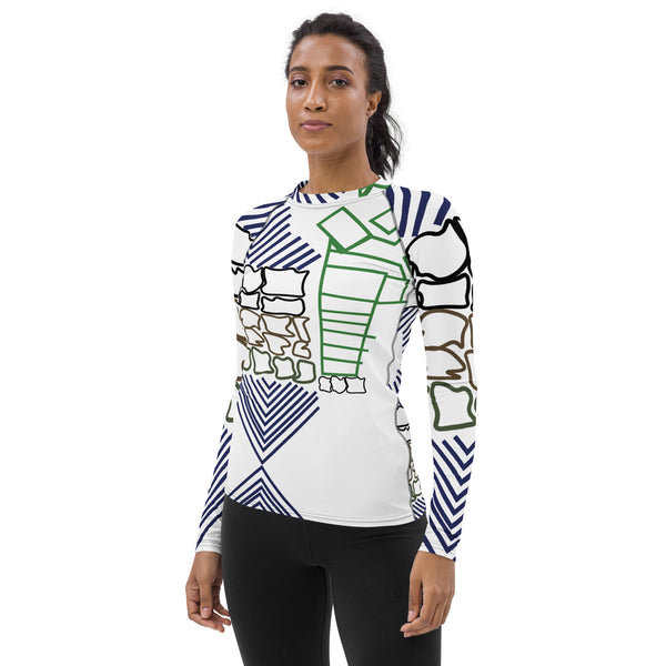 Women's Rash Guard in Eye Colors