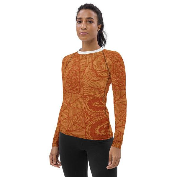 Women's Rash Guard in Eye Colors