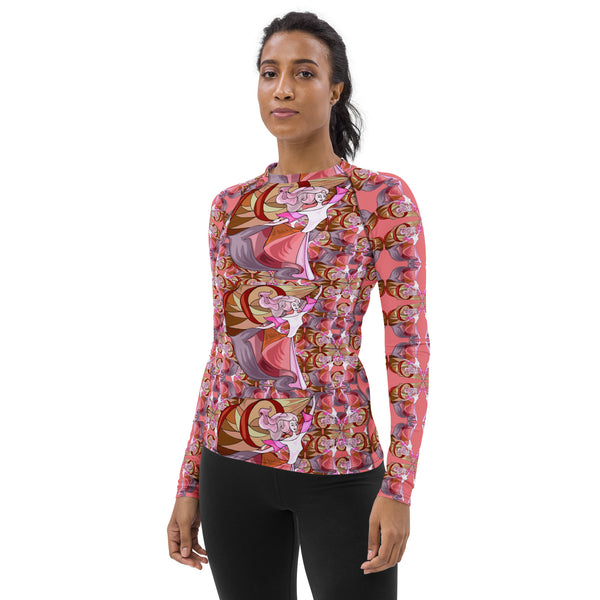 Women's Rash Guard in Eye Colors