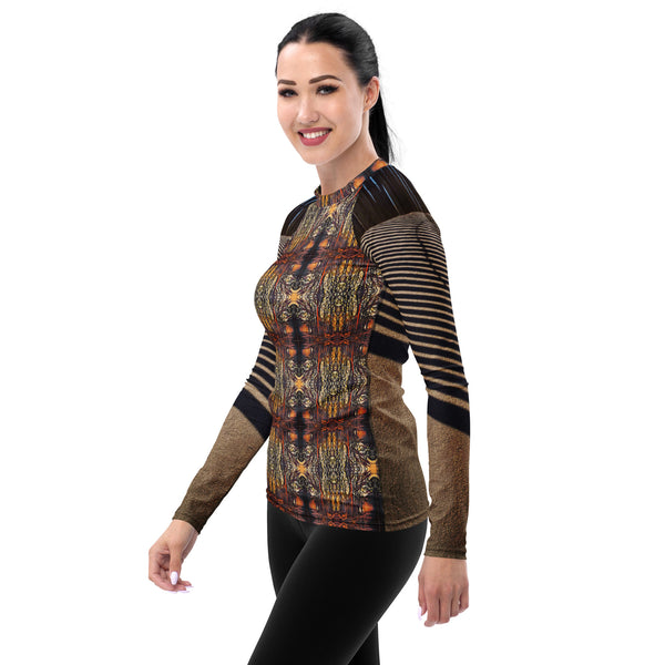 Women's Rash Guard in Eye Colors