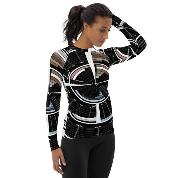 Women's Rash Guard in Eye Colors