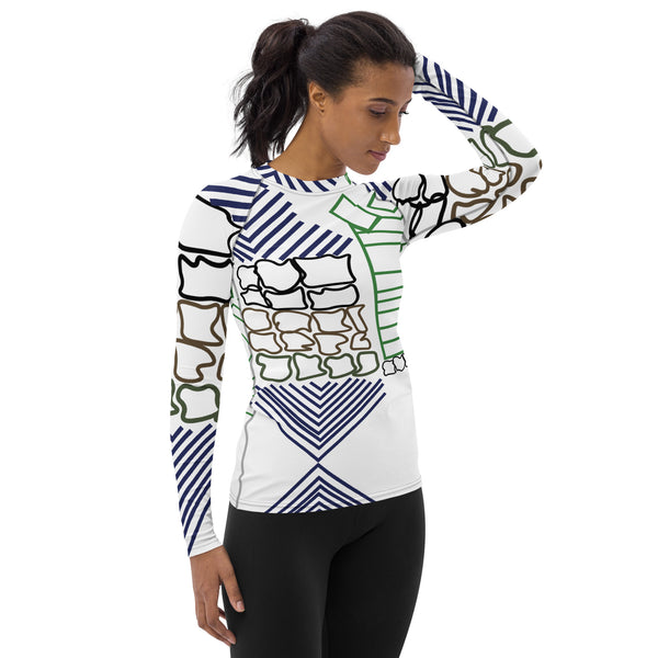 Women's Rash Guard in Eye Colors