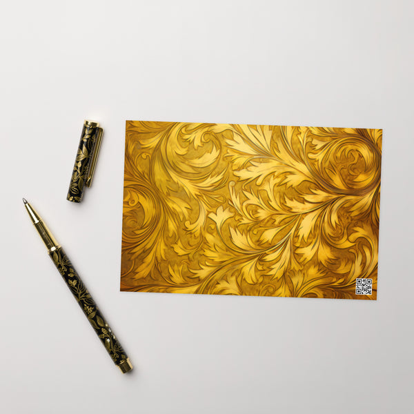 Greeting card in eye colors