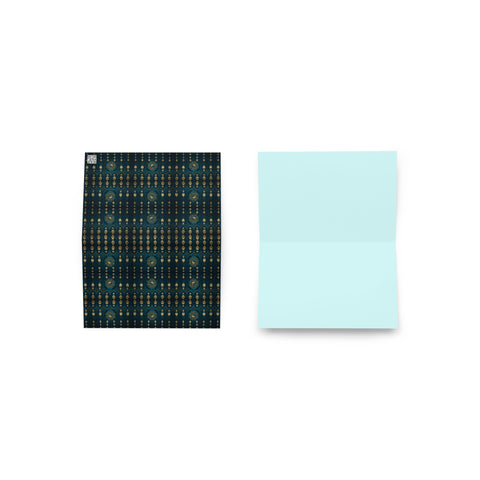 Greeting card in eye colors
