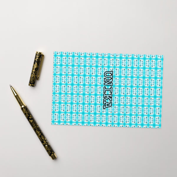 Greeting card in eye colors