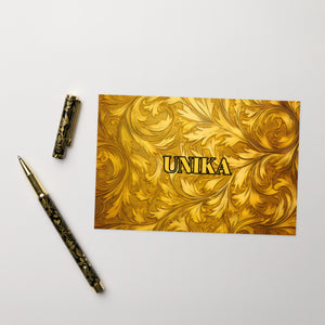 Greeting card in eye colors