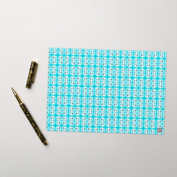 Greeting card in eye colors