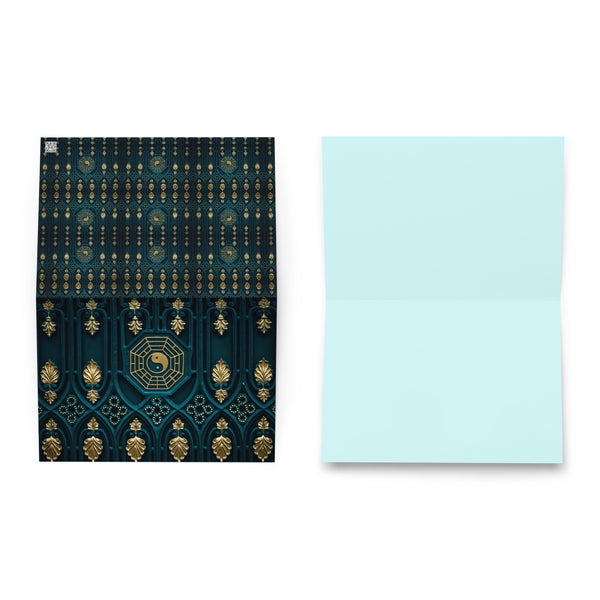 Greeting card in eye colors